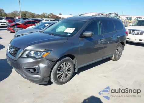 2018 Nissan Pathfinder S из США, поврежденный, VIN 5N1DR2MN6JC674156